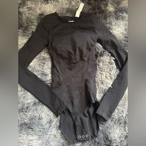 YITTY Black Long Sleeve Bodysuit
